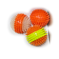 Balle d'entraînement pour chien en TPR à picots, avec son couineur, design original, résistance puissante à la mastication pour l'entraînement professionnel des animaux de compagnie - Personnalisable