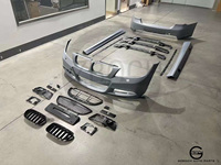 Ensemble de pare-chocs E90 MT pour BMW Série 3 E90 325i 350i – Pièces automobiles de mise à niveau M T : Pare-chocs avant et arrière, calandre, diffuseur, jupes latérales