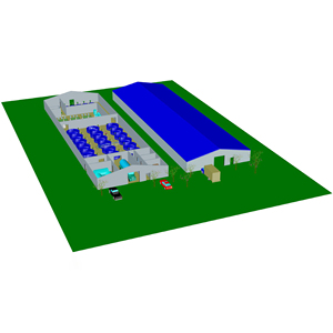 Progettazione/Pianificazione RAS per Allevamenti Ittici in Acqua di Mare con Capacità Personalizzata e Portata dell'Acqua di 10-1000 T/Ora - Product Image 6