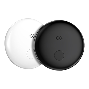 <b>Mini</b> Round GPS <b>Tracker</b> Black Plastic App Control Rechargeable Battery Key Ring Device - Product Image 3