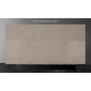 Encimera de Cuarzo Artificial Moderna Blanca TMZ 4070 Symphony para Decoración del Hogar - Product Image 3