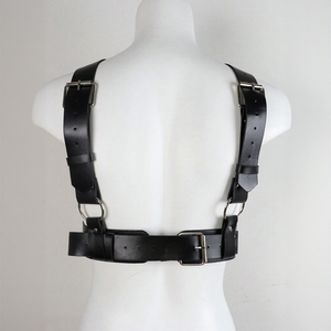 Harnais en cuir PU réglable porte-jarretelles 2 pièces body sexy pour femmes équipement de Bondage jouets pour adultes matures bretelles - Product Image 3