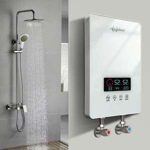 2025 OEM anglais affichage LED chauffe-eau Geyser CE GCC plastique certifié pour ménage hôtel salle de bain prix d'usine - Product Image 6