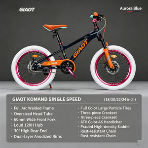 Bicicleta de Montaña GIAOT de Una Velocidad y Multivelocidad para Niños, de 18-26 Pulgadas, Colorida, para Niños y Niñas, para Paseos al Aire Libre - Product Image 6