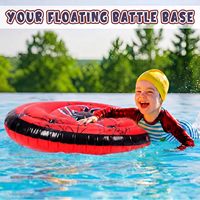 Bouées gonflables en PVC de 40 pouces en forme d'araignée, accessoires de baignade amusants, essentiels de plage d'été pour enfants et adultes