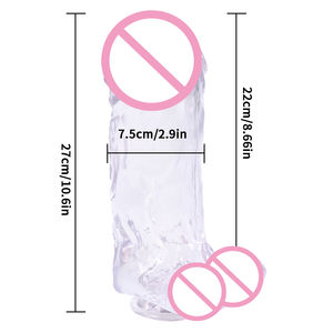 Sexproducten Zachte dikke penis Enorme fallus Erotisch Grote lul Seksspeeltjes Masturbatie Extra grote realistische dildo's voor vrouwen - Product Image 2