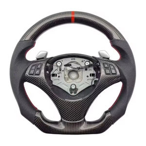 Volante de Fibra de Carbono Serie E con Certificación CE para <span class=keywords><strong>BMW</strong></span> E90 E60 E46 E92 M3 E39 E87 X5 E70 X6 E71 E72 E82 E93 E36 E91 E46 M3 X5 E53 E63 - Product Image 5