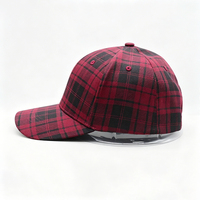 Casquette Papa Sportive Unisexe Tendance de Luxe à 6 Panneaux, Motif Écossais, Léopard et Rayures, Broderie Logo, Qualité Supérieure, Vente en Gros
