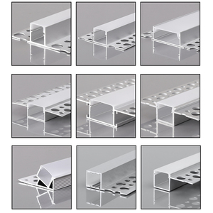 <span class=keywords><strong>Profilo</strong></span> in Alluminio <span class=keywords><strong>LED</strong></span> <span class=keywords><strong>per</strong></span> Decorazione Soffitto e Parete, Striscia Luminosa <span class=keywords><strong>per</strong></span> Angoli Superiori, Lampada a Canale Interno Lineare - Product Image 3