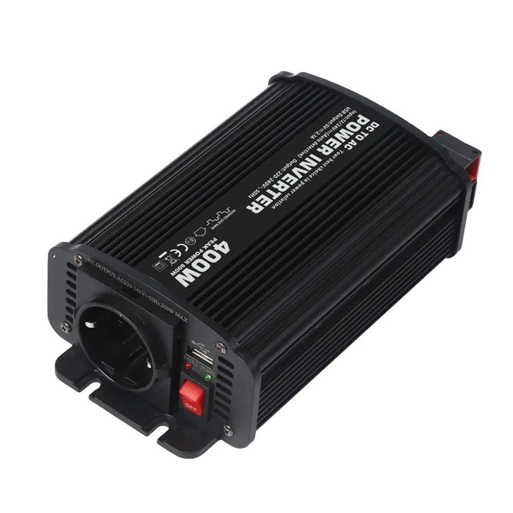 12V 24V interruttore automatico modificato Inverter di potenza a onda sinusoidale 400W 800W Inverter per Auto modificato Inverter a onda sinusoidale