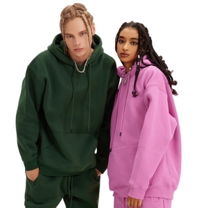 Hoodie Pria Ukuran Besar <span class=keywords><strong>2026</strong></span> Berlapis Katun Tebal Saku Musim Dingin Hangat Longgar Kasual Streetwear Nyaman Lembut Custom - Product Image 2