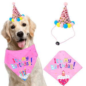 Set de Decoración <span class=keywords><strong>para</strong></span> Fiesta de Cumpleaños de Mascotas: Pancarta de Feliz Cumpleaños, Globos, Pañuelo <span class=keywords><strong>para</strong></span> Mascotas, Gorro de Fiesta, Corbata de Moño, Accesorios <span class=keywords><strong>para</strong></span> Fotos - Product Image 4