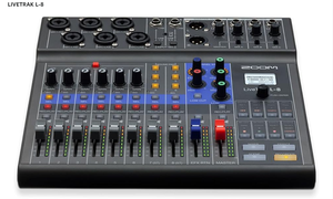 Console de mixage numérique Zoom L8, enregistreur multipistes, idéale pour les activités de plein air, diffusion en direct sur téléphone portable et ordinateur - Product Image 2