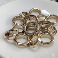 Œillets en laiton plaqué or recouverts de tissu écologique pour chaussures, ceintures en cuir, vêtements et toile – Vente en gros, personnalisables
