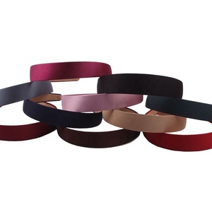 MIOハードリボンヘアバンド女性用2.5cmサテンヘッドバンド女の子子供無地ヘッドバンド毎日シンプルなヘッドアドレス - Product Image 6