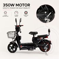 Vélo Électrique Urbain pour Commuters avec Batterie au Lithium Amovible en Option et Panier Avant – Siège Passager Disponible – E-Bike Adulte