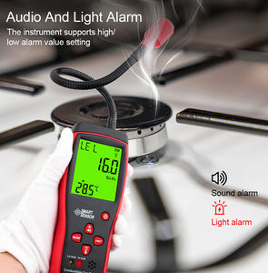 SMART SENSOR AS8800C เครื่องตรวจจับก๊าซรั่วแบบดิจิตอล CH4 เครื่องทดสอบก๊าซมีเทนที่ติดไฟได้ - Product Image 3