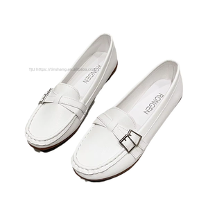 Large Size <b>Soft</b> Sole Casual Nurse Slip-on Women's Beanie <b>Shoes</b> Spring New Arrival Flats Work Lazy Flats - Product Image 5
