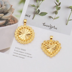 จี้สร้อยคอรูปหัวใจชุบทองคำ 24K รุ่น JXX JDZ-89 + เครื่องประดับทางศาสนาชุบทองเหลือง 24K - Product Image 3