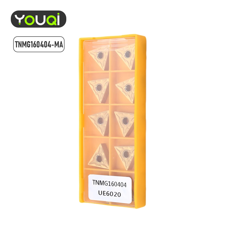 YouQi TNMG160404-MA UE6020, внешний токарный станок с ЧПУ, режущий инструмент, металлический нож