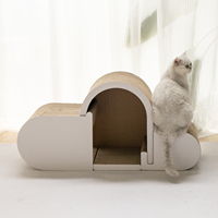 Nouveau grattoir écologique grand chat assemblé nuages chat griffoir maison