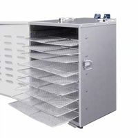 16-Tier Tray Food Dehydrator Met Instelbare Temperatuur Elektrische Roestvrijstalen Voedseldroger Voor Schokkerig En Gedroogd Fruit