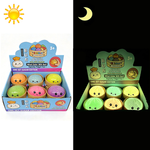 Boules anti-stress lumineuses en forme de Bao Bun et Dumpling, scintillantes dans le noir, pour Halloween, jouet sensoriel souple et compressible, expédiées depuis notre entrepôt aux États-Unis - Product Image 5