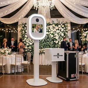 Cabina Fotografica Professionale in Alluminio 2026 Compatibile con DSLR e iPad, Chiosco Selfie Portatile per <span class=keywords><strong>Noleggio</strong></span> Eventi - Product Image 1