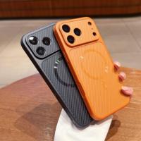 Coque Magnétique Refroidissante pour iPhone 17 16 Pro Max avec Protection des Boutons IA, Nouvelle Housse Arrière Antichoc à Airbag et Dissipation Thermique pour l'Été