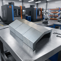 Protection de guidage de machine en acier, protection de guidage de machine télescopique CNC à vente chaude, avec certificat CE