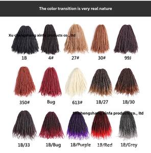 Extensions de cheveux synthétiques pré-gonflées à haute température, style <span class=keywords><strong>afro</strong></span> crépu bouclé, torsades gingembre, torsades marley, tresses yaki, ressort - Product Image 6