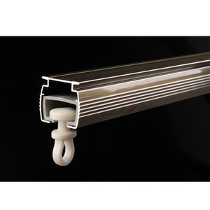 Meistverkaufte Aluminium-Legierung Moderne Wohnzimmer-Hochzeits-Gardinenschiene Schiebbare Weiße Schiene mit Zubehör Anpassbare Länge - Product Image 4