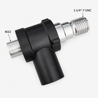 Adaptateur de collecteur de poussière pour perceuse diamantée M22 à 1-1/4"-7 UNC pour le perçage du béton et de la maçonnerie