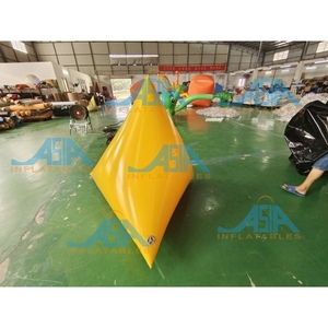 Boya triangular inflable barata, boya inflable <span class=keywords><strong>de</strong></span> natación en <span class=keywords><strong>aguas</strong></span> <span class=keywords><strong>abiertas</strong></span> para deportes acuáticos - Product Image 2