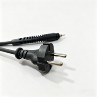 Cordon d'alimentation de haute qualité EU CEE 7/17 16A 250V certifié VDE 360 °   Support pivotant pour outils de coiffure