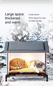 Katzenhöhle Rechteckig Modisch Klassisch <span class=keywords><strong>Outdoor</strong></span> Winter Wärmebeständig Wasserdicht Regenfest Verdicktes Geschlossenes Zelt zum Warmhalten - Product Image 4