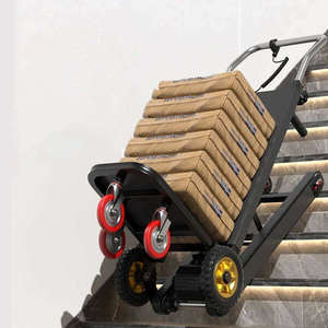 Carrello Elettrico Pieghevole Saliscale Motorizzato per Carichi Pesanti con Sistema Idraulico - Product Image 4