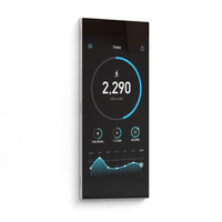 Specchio Interattivo Smart Fitness da 43 Pollici Full HD con Sensore di Movimento, Montaggio a Parete, Wi-Fi, Touch Screen Android e LED