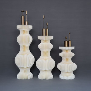 Juego de 3 Piezas de Decoración de Mesa de Papel Plegable Romántico de Lujo, Marca <span class=keywords><strong>Moka</strong></span>, para Bodas, Eventos, Fiestas, Baby Shower - Product Image 6