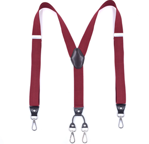 Nouveau Style Hommes Y Forme 4 Clips <span class=keywords><strong>Bleu</strong></span> <span class=keywords><strong>Marine</strong></span> Bretelles Réglables Formelle Bretelles Réglables Ceinture - Product Image 6