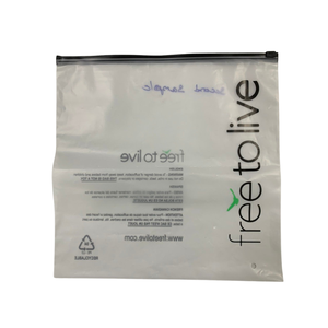 Factory Wholesale <b>Small</b> Black Frosted Zip Lock Plastic <b>Bag</b> with Heat Seal Handle Good Stability Packaging Made in Vietnam - Product Image 1