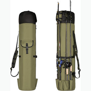 Échantillon gratuit Sac à canne à pêche - Étui à double bandoulière, tissu Oxford 600D, sac à pêche multifonctionnel grande capacité imperméable - Product Image 1