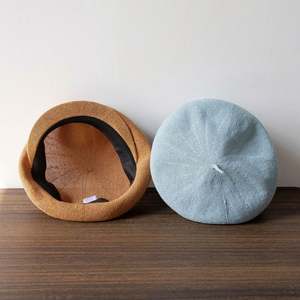 Nouvelle Collection Printemps-Été 2025 – Chapeau de Soleil Tricoté Respirant pour Femme, Casquette Gavroche en Lin, Béret - Product Image 3