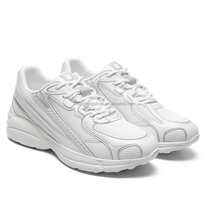 รองเท้าวิ่งกลางแจ้งสำหรับผู้ชายและผู้หญิงสุดหรู ดีไซน์ตาข่าย น้ำหนักเบา ระบายอากาศได้ดี พร้อมพื้นรองเท้าแบบมีเบาะ เพิ่มความสูง 7 ซม. - Product Image 3