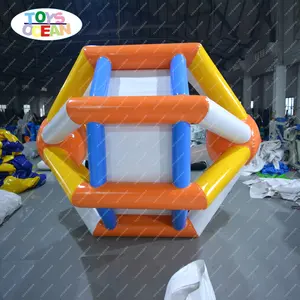 물 게임 PVC 방수포 팽창식 햄스터 롤러 바퀴