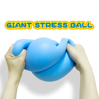 Balle anti-stress géante pour l'autisme, jouet de relaxation à l'huile essentielle, balle à presser en gel souple, jouet sensoriel
