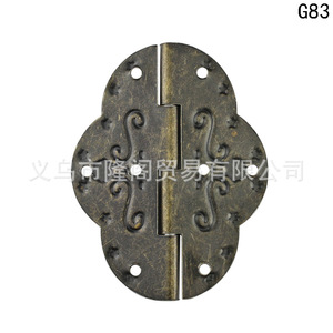 Charnières en fer antique 89x77mm 69x54mm 60x42mm 56x42mm 46x35mm 30x22mm pour boîtes et meubles, montage en surface, durables - Product Image 4