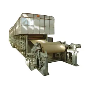 China high quality cardboard recycling machine corrugated cardboard kraft paper making machine