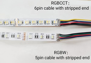 Dải đèn <span class=keywords><strong>LED</strong></span> 98 97 CRI 12V 48V RGBCCT 5 trong 1 RGB <span class=keywords><strong>RGBW</strong></span> RGBWA 24V 50M - Product Image 5
