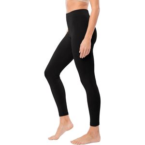 FOXA Womens Full Length Footless Leggings Skinny Pant Tights Stretch Cotton Spandex Knitted Standard Thickness - Product Image 1